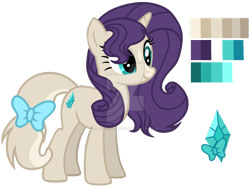 Size: 1280x953 | Tagged: safe, artist:dayspringsentryyt, derpibooru import, oc, oc:crystal paws, hybrid, deviantart watermark, female, interspecies offspring, obtrusive watermark, offspring, parent:capper dapperpaws, parent:rarity, parents:capperity, reference sheet, simple background, solo, transparent background, watermark