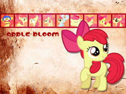 Size: 1032x774 | Tagged: safe, artist:phasingirl, derpibooru import, apple bloom, earth pony, female, filly, solo, wallpaper