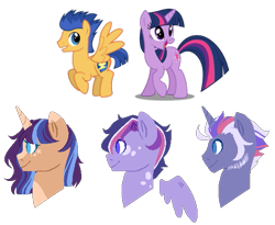 Size: 591x485 | Tagged: safe, artist:inkprism, derpibooru import, flash sentry, twilight sparkle, twilight sparkle (alicorn), unicorn twilight, oc, alicorn, pegasus, pony, unicorn, base used, bust, female, flashlight, horn, male, offspring, parent:flash sentry, parent:twilight sparkle, parents:flashlight, pegasus oc, shipping, simple background, straight, transparent background, unicorn oc