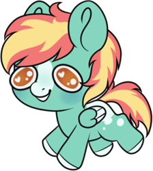 Size: 322x360 | Tagged: safe, artist:kryptidkitty, derpibooru import, oc, oc only, pony, solo