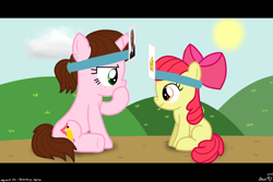 Size: 3000x2000 | Tagged: safe, artist:dtcx97, derpibooru import, apple bloom, oc, earth pony, doctor, female, filly, mare