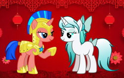 Size: 8192x5213 | Tagged: safe, derpibooru import, oc, oc:heavy halbard, oc:ordis, pony, female, guardsmare, mare, royal guard