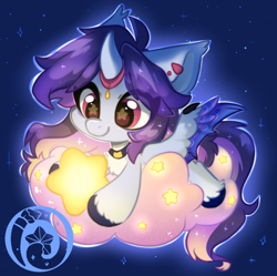 Size: 786x783 | Tagged: safe, artist:colorfulcolor233, derpibooru import, oc, oc only, oc:九枭, pony, unicorn, solo