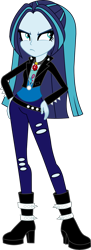 Size: 1462x4000 | Tagged: safe, artist:tacos67, derpibooru import, aria blaze, equestria girls, angry, base used, boots, clothes, equestria girls-ified, female, frown, hand on hip, high heel boots, jewelry, necklace, pants, shoes, simple background, solo, story included, torn clothes, transparent background