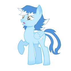 Size: 1760x1760 | Tagged: safe, derpibooru import, oc, oc only, oc:seaice, pegasus, pony, frown, hun, male, pegasus oc, simple background, solo, white background