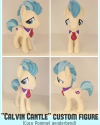 Size: 768x960 | Tagged: safe, artist:pastel bubblegum, derpibooru import, coco pommel, cocoa cantle, custom, custom figure, figure, irl, male, photo, rule 63, stallion, toy