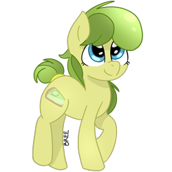 Size: 3000x3000 | Tagged: safe, artist:breebree, derpibooru import, oc, oc:key lime, female, simple background, solo, transparent background