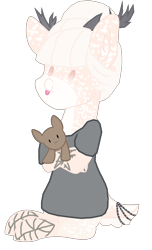 Size: 1026x1688 | Tagged: safe, artist:aonairfaol, derpibooru import, oc, oc only, deer, :p, antlers, base used, clothes, plushie, simple background, solo, tongue, tongue out, transparent background