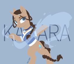 Size: 2009x1744 | Tagged: safe, artist:horizon, derpibooru import, pony, avatar, avatar the last airbender, female, katara