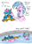 Size: 771x1058 | Tagged: safe, artist:jargon scott, derpibooru import, gallus, silverstream, classical hippogriff, griffon, hippogriff, seapony (g4), dialogue, duo, eyes closed, female, head pat, inner tube, male, open mouth, open smile, pat, simple background, smiling, swimming, swimming pool, white background