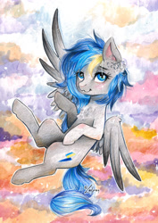 Size: 1024x1443 | Tagged: safe, artist:lailyren, derpibooru import, oc, oc only, pegasus, pony, solo