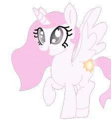 Size: 3173x3535 | Tagged: safe, artist:goldlines005, derpibooru import, princess celestia, alicorn, pony, base used, eyelashes, female, mare, pink-mane celestia, simple background, smiling, solo, transparent background