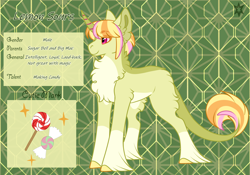 Size: 3500x2454 | Tagged: safe, artist:nobleclay, derpibooru import, oc, oc:lemon sours, pony, unicorn, male, offspring, parent:big macintosh, parent:sugar belle, parents:sugarmac, solo, stallion, unshorn fetlocks