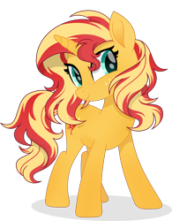 Size: 4475x5745 | Tagged: safe, artist:pumpkinpieforlife, derpibooru import, sunset shimmer, pony, unicorn, equestria girls, absurd resolution, simple background, solo, transparent background, vector