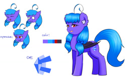 Size: 1024x648 | Tagged: safe, artist:ninebuttom, derpibooru import, oc, oc:frozen light, bat pony, bat wings, wings