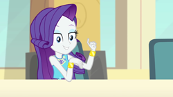 Size: 1920x1082 | Tagged: safe, derpibooru import, screencap, rarity, better together, equestria girls, a queen of clubs, solo