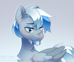 Size: 3184x2652 | Tagged: safe, artist:dedfriend, derpibooru import, oc, oc only, pegasus, pony, solo