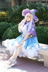 Size: 2000x3000 | Tagged: safe, artist:mieucosplay, artist:notsoprophoto, derpibooru import, trixie, human, bronycon, bronycon 2017, cape, clothes, cosplay, costume, hat, irl, irl human, photo, trixie's cape, trixie's hat