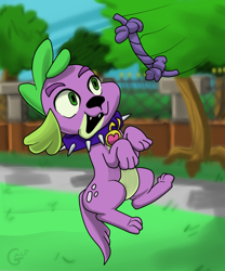 Size: 900x1080 | Tagged: safe, artist:genericmlp, derpibooru import, spike, dog, equestria girls, solo, spike the dog