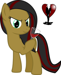 Size: 2381x2927 | Tagged: safe, artist:cranberry-tofu, derpibooru import, oc, oc:alice ink, earth pony, pony, female, mare, simple background, solo, transparent background, vector