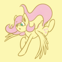 Size: 1500x1500 | Tagged: safe, artist:shad0w-galaxy, derpibooru import, part of a set, fluttershy, pegasus, pony, female, mare, simple background, solo