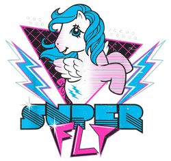 Size: 900x850 | Tagged: safe, derpibooru import, firefly, pegasus, pony, g1, design, female, lightning, mare, merchandise, official, shirt design, simple background, solo, text, transparent background
