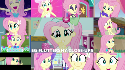 Size: 1280x721 | Tagged: safe, derpibooru import, edit, edited screencap, editor:quoterific, screencap, fluttershy, rarity, a little birdie told me, better together, costume conundrum, costume conundrum: rarity, epic fails (equestria girls), eqg summertime shorts, equestria girls, equestria girls (movie), festival filters, fluttershy's butterflies, fluttershy's butterflies: rainbow dash, forgotten friendship, i'm on a yacht, legend of everfree, pet project, rainbow rocks, so much more to me, the road less scheduled, the road less scheduled: fluttershy, chalkboard, close-up, cute, duo, duo female, eyes closed, female, flutterpunk, geode of fauna, hairpin, jewelry, magical geodes, necklace, open mouth, scared, screaming, shyabetes, smiling, solo focus