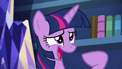 Size: 1280x720 | Tagged: safe, derpibooru import, screencap, twilight sparkle, twilight sparkle (alicorn), alicorn, pony, what about discord?, cropped, cute, open mouth, solo, twiabetes