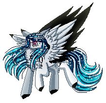 Size: 218x211 | Tagged: safe, artist:inspiredpixels, derpibooru import, oc, oc only, oc:marie pixel, pegasus, pony, animated, blinking, colored hooves, female, gif, mare, simple background, solo, spread wings, transparent background, two toned wings, wings
