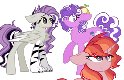 Size: 1600x1040 | Tagged: safe, artist:gallantserver, derpibooru import, screwball, oc, oc:iridescence, hybrid, pony, unicorn, female, interspecies offspring, mare, offspring, parent:discord, parent:twilight sparkle, parents:discolight, simple background, transparent background