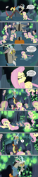 Size: 1143x5298 | Tagged: safe, artist:silverbuller, derpibooru import, edit, edited screencap, screencap, discord, fluttershy, draconequus, pegasus, pony, to where and back again, clone, comic, crying, disguise, disguised changeling, female, male, multeity, screencap comic, so much flutter, speech bubble