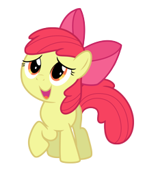 Size: 4500x5317 | Tagged: safe, artist:estories, derpibooru import, apple bloom, earth pony, pony, apple bloom's bow, bow, female, filly, hair bow, open mouth, simple background, solo, transparent background, vector