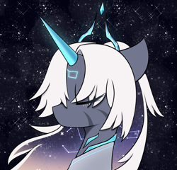 Size: 1233x1183 | Tagged: safe, artist:canicula, derpibooru import, oc, oc only, oc:bei_dou, constellation, solo, stars