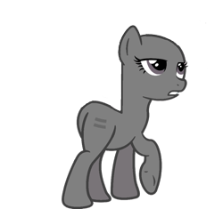 Size: 922x866 | Tagged: safe, artist:shootingstarthepony, derpibooru import, oc, oc only, earth pony, pony, bald, base, earth pony oc, equal cutie mark, equalized, eyelashes, female, mare, simple background, solo, transparent background, underhoof