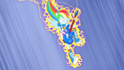 Size: 3410x1920 | Tagged: safe, derpibooru import, screencap, rainbow dash, equestria girls, guitar centered, rainbow rocks, boots, clothes, cutie mark, cutie mark on clothes, female, glowing eyes, guitar, high res, musical instrument, ponied up, shoes, solo