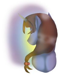 Size: 1448x1819 | Tagged: safe, artist:aonairfaol, derpibooru import, oc, oc only, pony, unicorn, bust, horn, simple background, solo, transparent background, unicorn oc