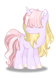 Size: 1280x1766 | Tagged: safe, artist:lilywolfpie-yt, derpibooru import, oc, pony, unicorn, female, hair over eyes, mare, simple background, solo, transparent background
