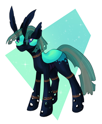 Size: 958x1169 | Tagged: safe, artist:paisleyperson, derpibooru import, oc, oc only, oc:noctis, changeling, simple background, solo, transparent background