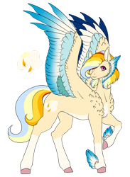 Size: 1920x2618 | Tagged: safe, artist:oneiria-fylakas, derpibooru import, applejack, rainbow dash, oc, oc:automn breeze, pegasus, pony, fusion, solo