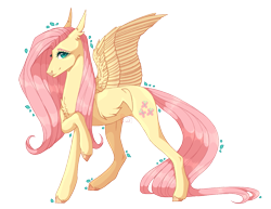 Size: 1303x1007 | Tagged: safe, artist:luuny-luna, derpibooru import, fluttershy, pony, simple background, solo, transparent background