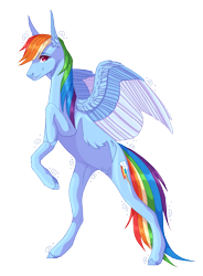 Size: 1008x1370 | Tagged: safe, artist:luuny-luna, derpibooru import, rainbow dash, pony, simple background, solo, transparent background