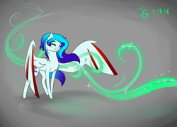 Size: 1400x1000 | Tagged: safe, artist:joan-grace, derpibooru import, oc, oc only, pegasus, pony, female, mare, pegasus oc, signature, smiling, solo, wings