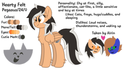 Size: 2000x1133 | Tagged: safe, artist:froyo15sugarblast, derpibooru import, oc, oc:airin sparkle, oc:hearty felt, pegasus, pony, airifelt, cutie mark, female, implied lesbian, mare, not a cat pony, not a tomboy, reference sheet, simple background, transparent background