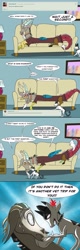 Size: 1349x4225 | Tagged: safe, artist:diamond06mlp, derpibooru import, draconequus, angry, ask, bust, comic, dialogue, indoors, male, sofa