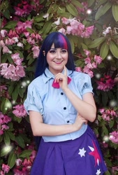 Size: 724x1073 | Tagged: safe, artist:sarahndipity cosplay, derpibooru import, twilight sparkle, human, equestria girls, clothes, cosplay, costume, irl, irl human, photo