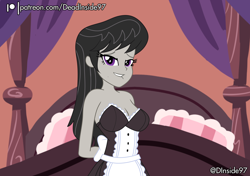 Size: 2700x1900 | Tagged: safe, artist:deadinside97, derpibooru import, part of a set, octavia melody, equestria girls, breasts, busty octavia melody, clothes, maid