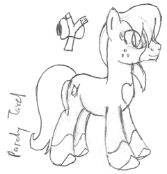 Size: 671x699 | Tagged: safe, artist:parclytaxel, derpibooru import, oc, oc only, oc:honeyjack, earth pony, pony, series:nightliner, coat markings, cutie mark, female, freckles, lineart, mare, monochrome, pencil drawing, smiling, socks (coat marking), solo, traditional art, unshorn fetlocks