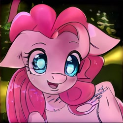 Size: 1024x1024 | Tagged: safe, artist:thisponydoesnotexist, derpibooru import, creepy, machine learning abomination, neural network, not pinkie pie