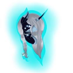 Size: 1092x1096 | Tagged: safe, artist:aonairfaol, derpibooru import, oc, oc only, pony, unicorn, bust, horn, simple background, solo, transparent background, unicorn oc