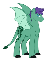 Size: 887x1160 | Tagged: safe, artist:blitzcaliber, derpibooru import, oc, oc only, oc:onyx flare, dracony, hybrid, claws, dragon wings, interspecies offspring, male, offspring, parent:rarity, parent:spike, parents:sparity, simple background, spaded tail, transparent background, wings